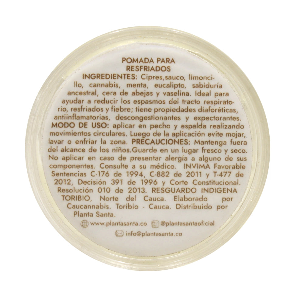 Crema  para Resfriados